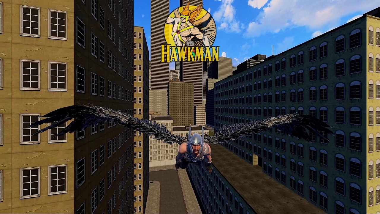 DC HAWKMAN Combat in Blade and Sorcery PCVR! #hawkman #dccomics #carterhall #pcvr #bladeandsorcery