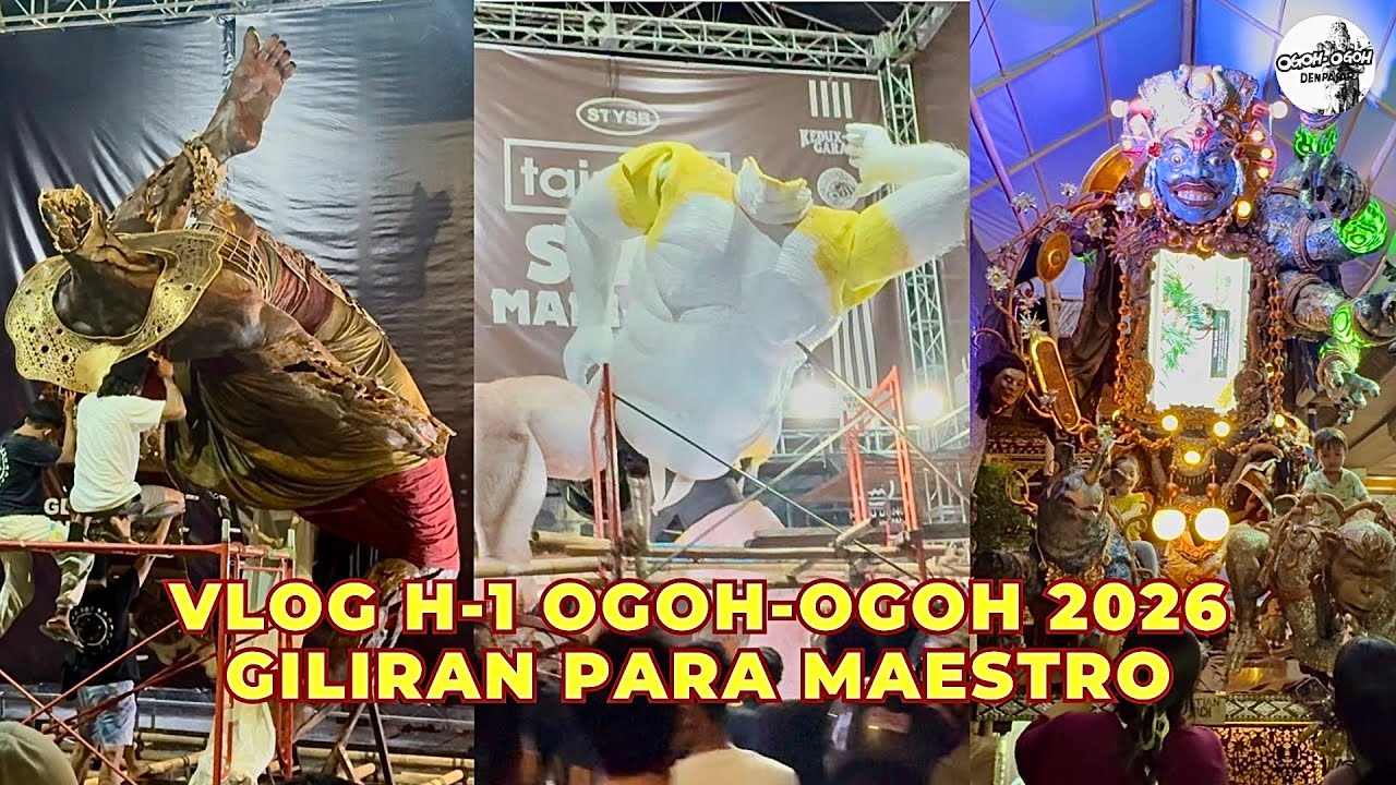 VLOG H-1 OGOH-OGOH VIRAL DENPASAR 2026 TAINSIAT GEMEH #ogohogoh #ogohogohdenpasar #ogohogoh2026