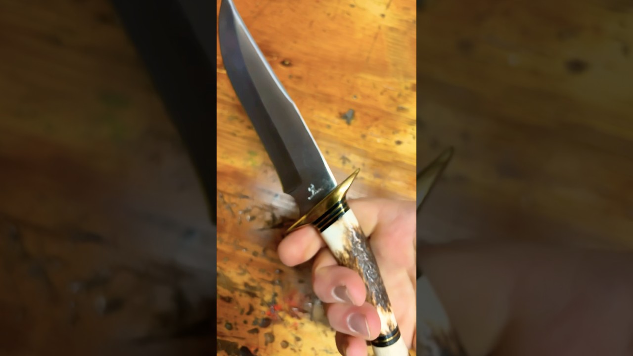 Sweet Stag Bowie Knife! 