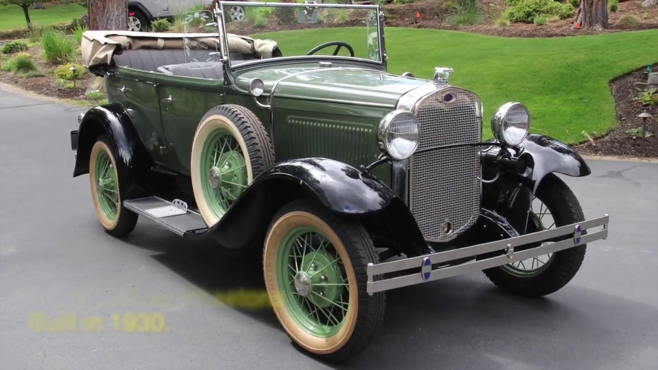 1930 Ford Model A Deluxe Phaeton - Charvet Classic Cars