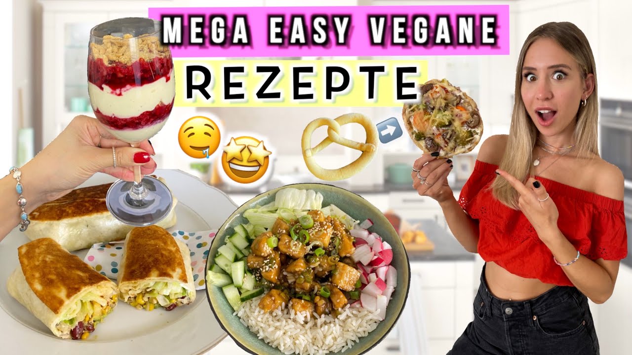 KOCHEN GEGEN LANGEWEILE!  🥗🥙 - einfache vegane Rezepte für Anfänger  - Cali Kessy