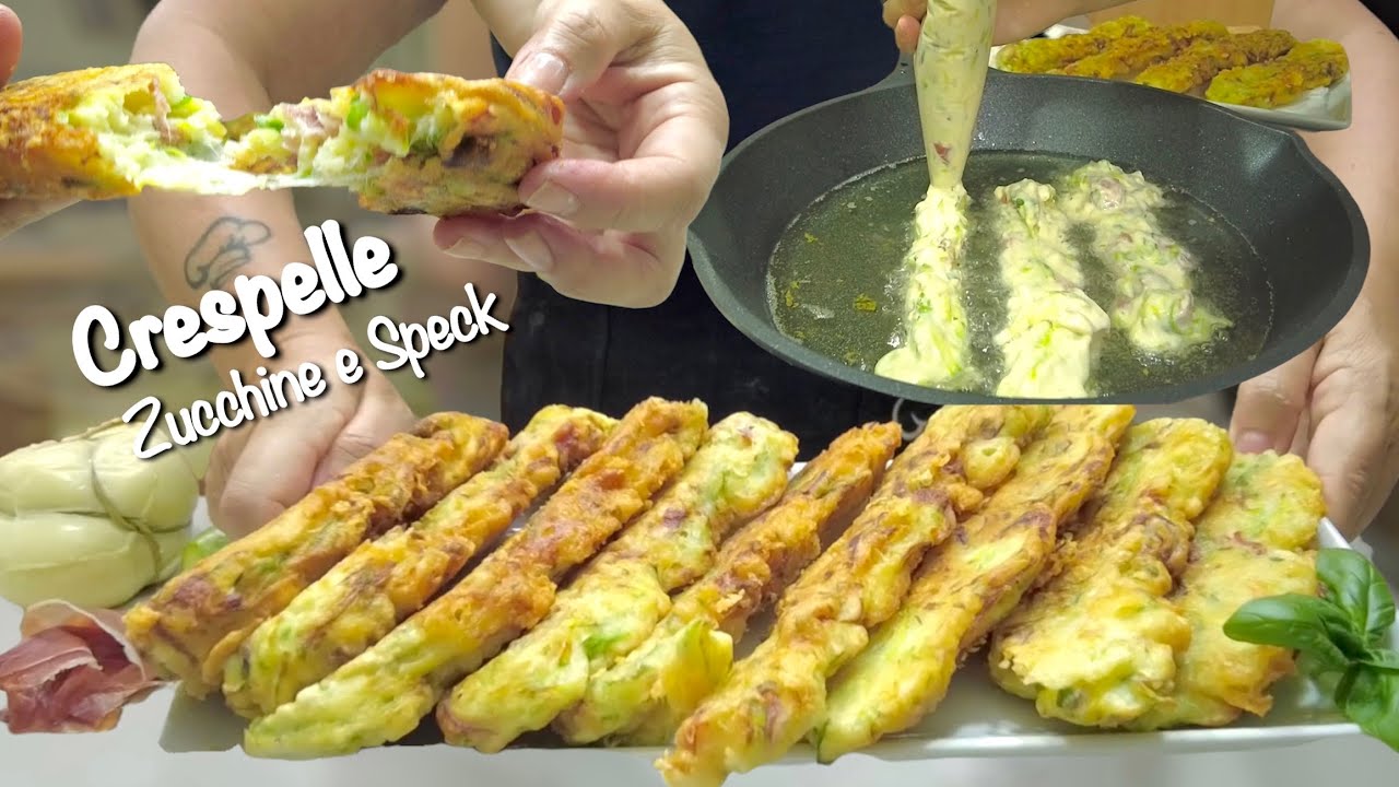 БЫСТРЫЙ CRESPELLE ZUCCHINI E SPECK быстрый и простой рецепт
