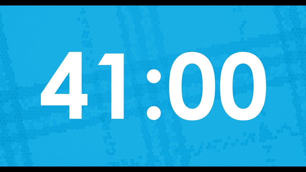 Forty-One-Minute (41 min) Countdown Timer