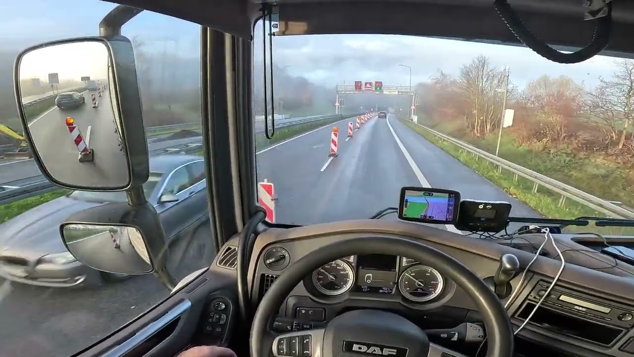 truck ride to Rostock  #driving #daf #germany