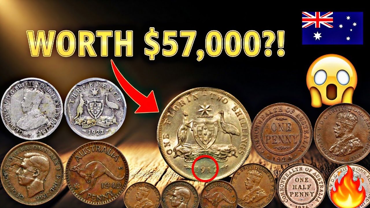 Top 10 Most Valuable Australian Coins Worth Up To $57,000! 🪙💰 Rare Coins You Should Look For!