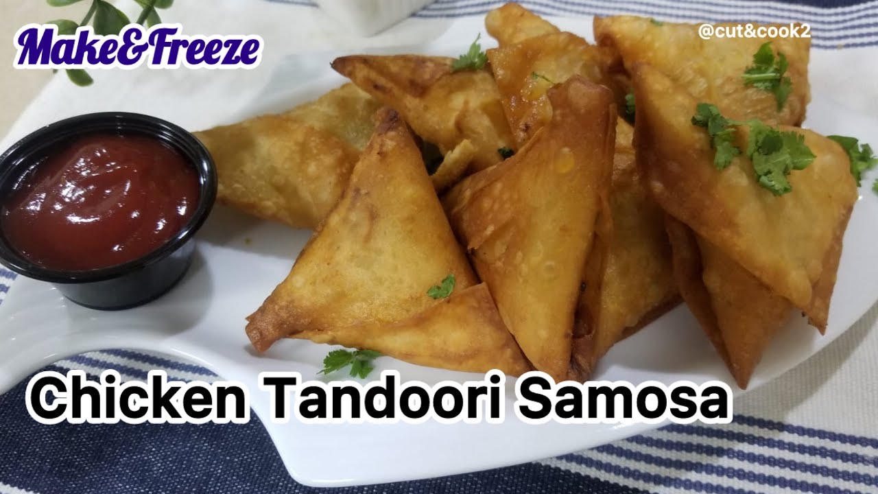 Chicken Tandoori Samosa Recipe | Smokey & Crispy | Ramadan Make & Freeze Recipe 