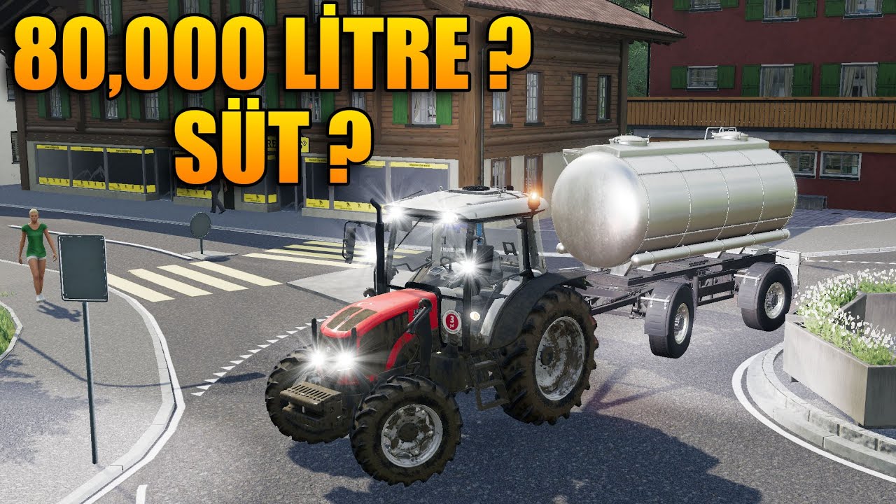 80,000 LİTRE ? SÜT ? FARMING SIMULATOR 2019 TÜRKÇE!