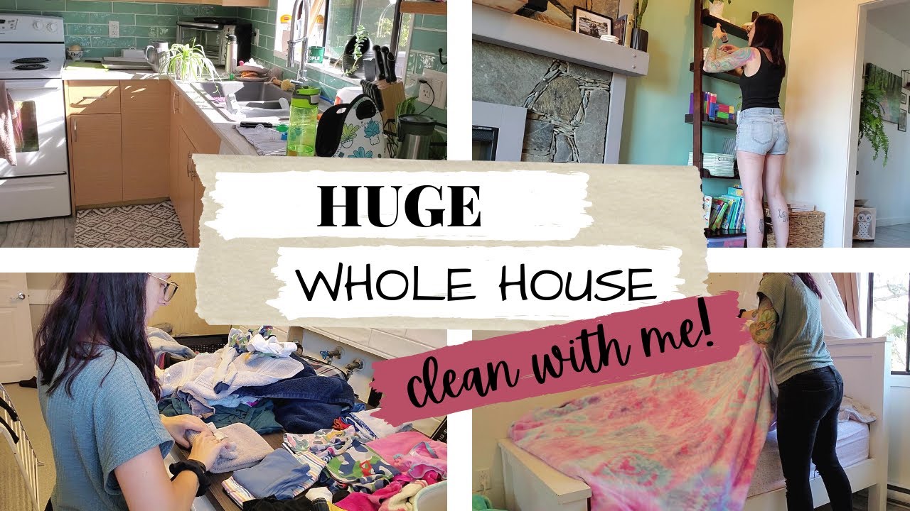 Massive WHOLE HOUSE cleaning motivation! || GET IT ALL DONE