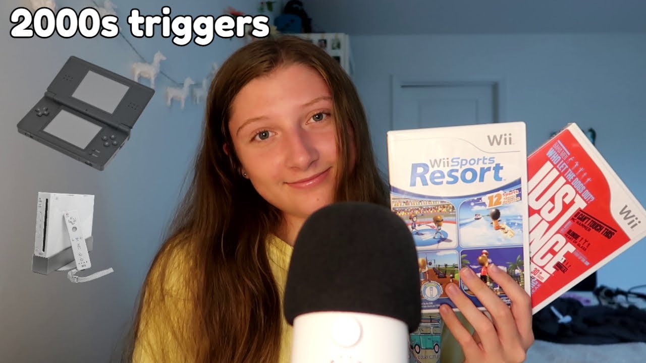 ASMR 2000s themed triggers for 2k subscribers