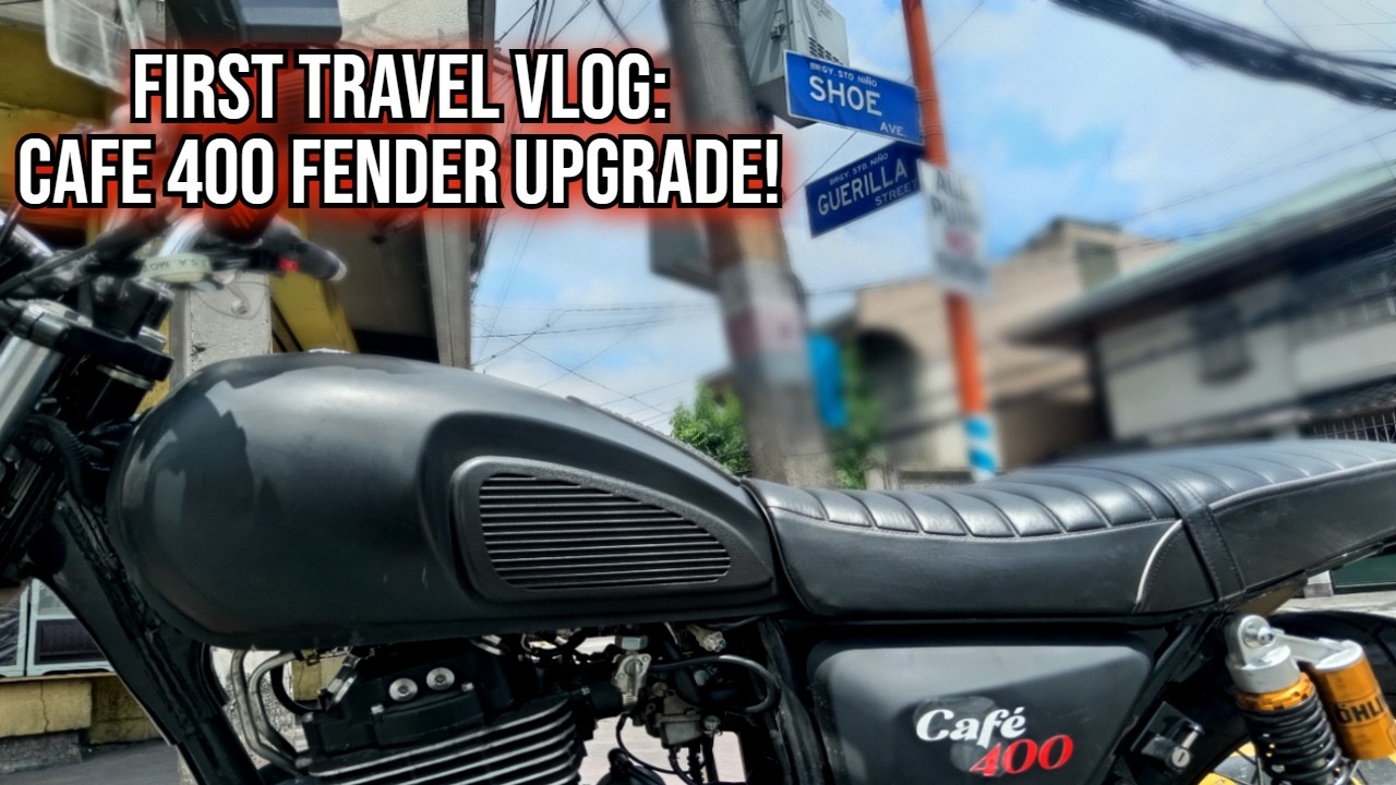 Motorstar Cafe 400 Upgrade - Custom Front Fender!