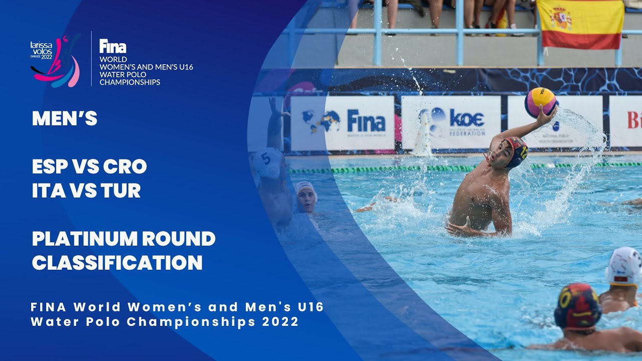 Day 6 Platinum Classification Games | Men's  U16 Water Polo Championships 2022 | Pool 1