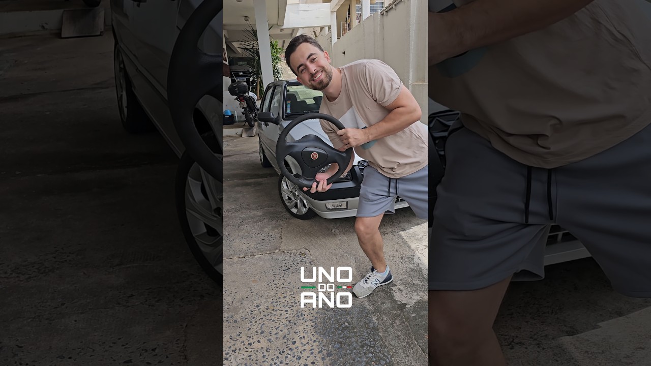 Dire&ccedil;&atilde;o EL&Eacute;TRICA no Uno ⚡️😱 #fiatuno #unomille