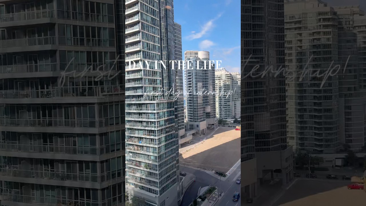 day in my life: first day of internship! #dayinmylife #dayinthelife #internship #internshipvlog