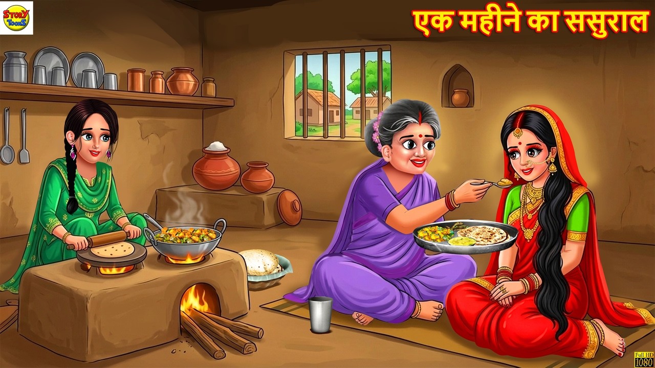 एक महीने का ससुराल | Ek Mahine ka Sasural | Hindi Kahani | Moral Stories | Cartoon | Kahaniya |Story
