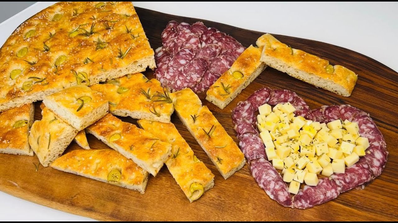 Najlakša FOCACCIA - odlična za posne dane!