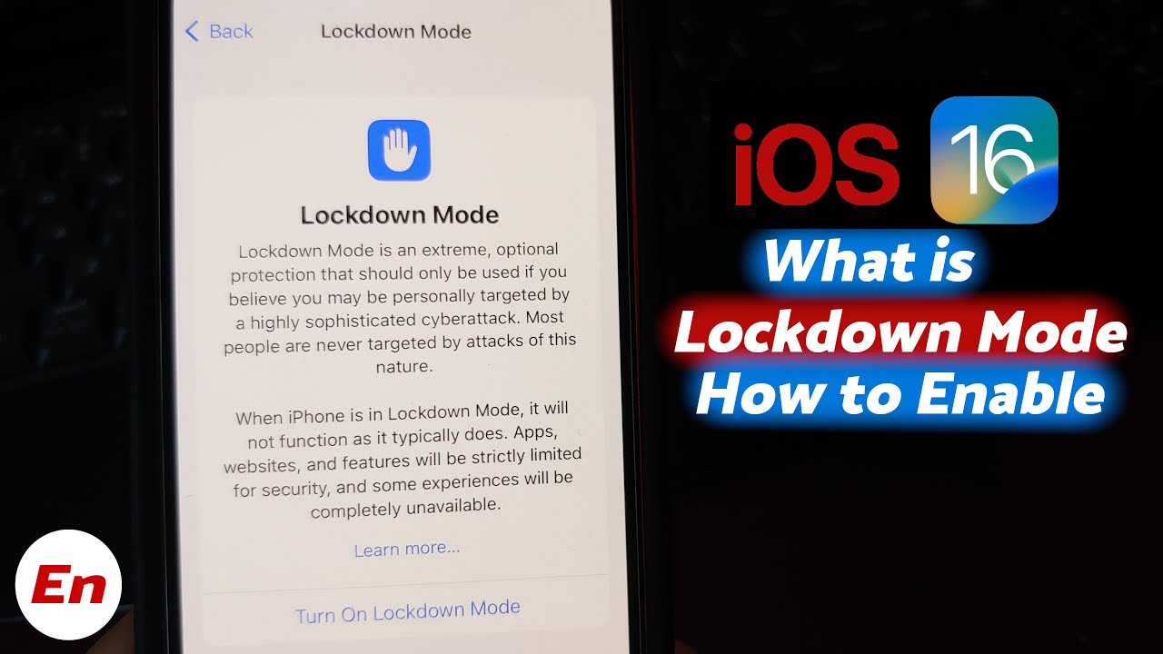 iOS 16 Features : What is Lock Down Mode and How to Enable It