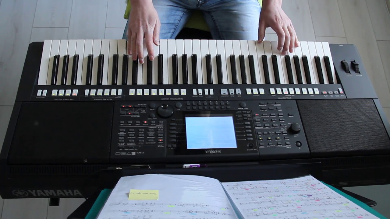 Ella elle l'a - France Gall - Yamaha PSR S750 HD