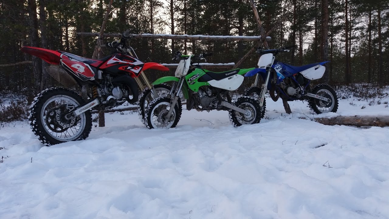 Honda CR 85, Kawasaki KX 65 & Yamaha YZ 85 Ajelua #1