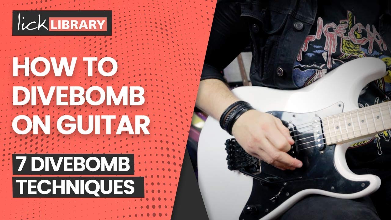 The ONLY Divebomb Guitar Video You Need - Beginners Guide to Using The Whammy Bar | Licklibrary
