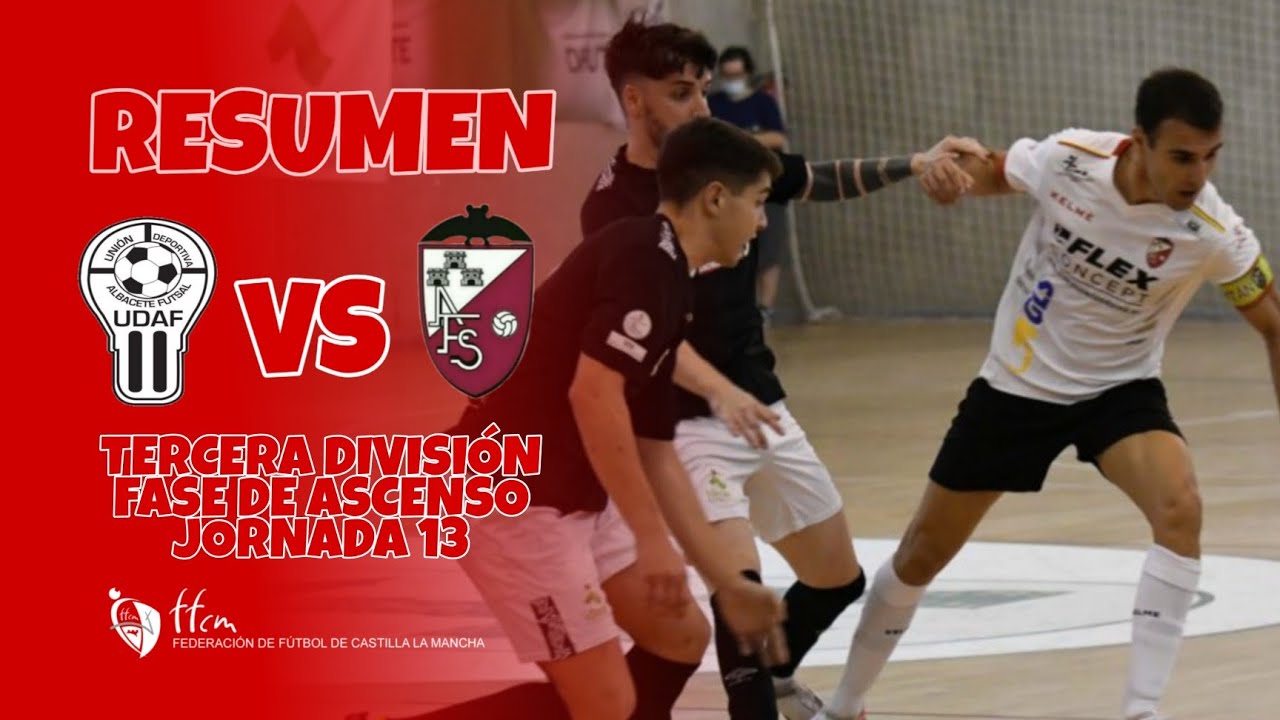 Resumen UDAF AFANION - Albacete FS (3-4). Jornada 13. Fase de ascenso.