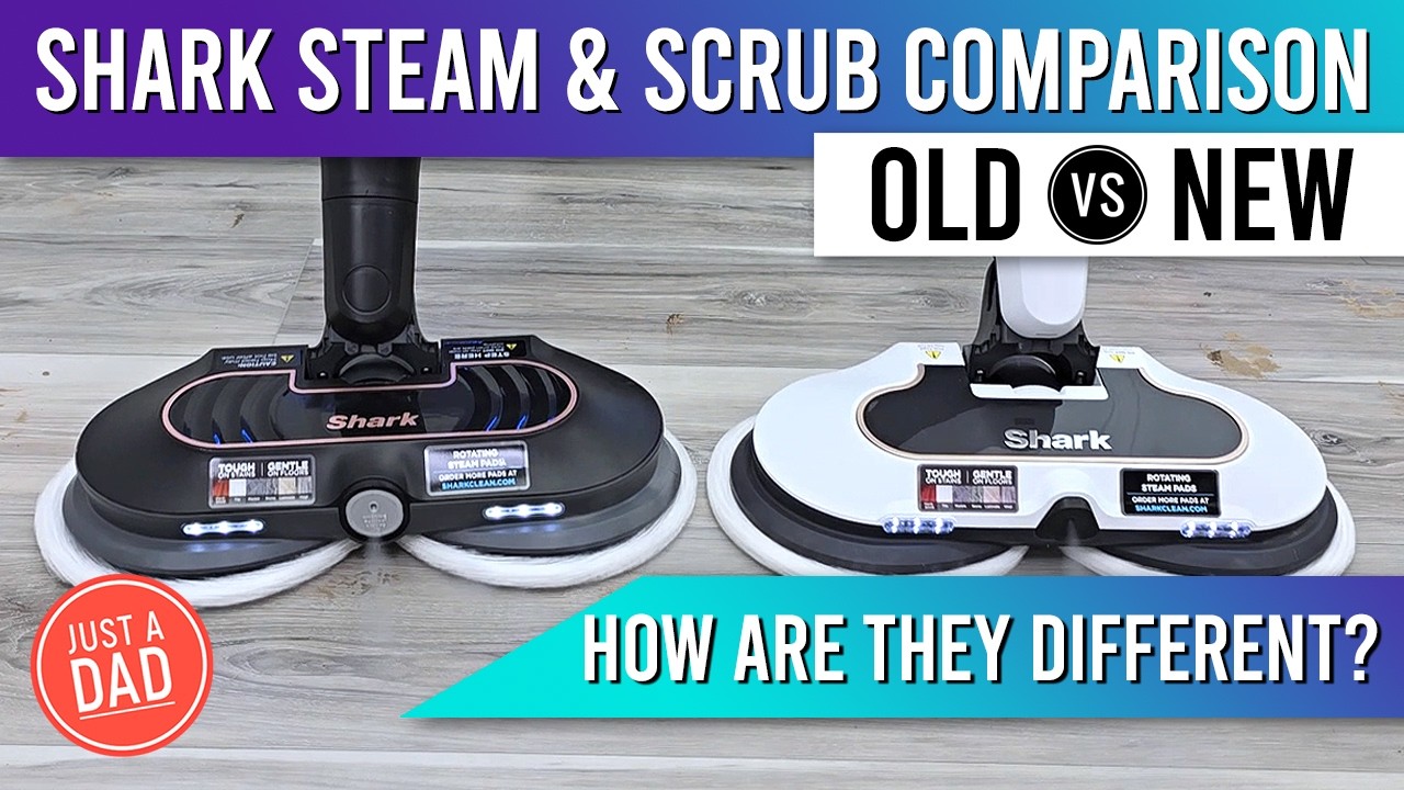Old Shark Steam & Scrub S7201 vs New S8201 Steam Mop Quick COMPARISON  What is Different?