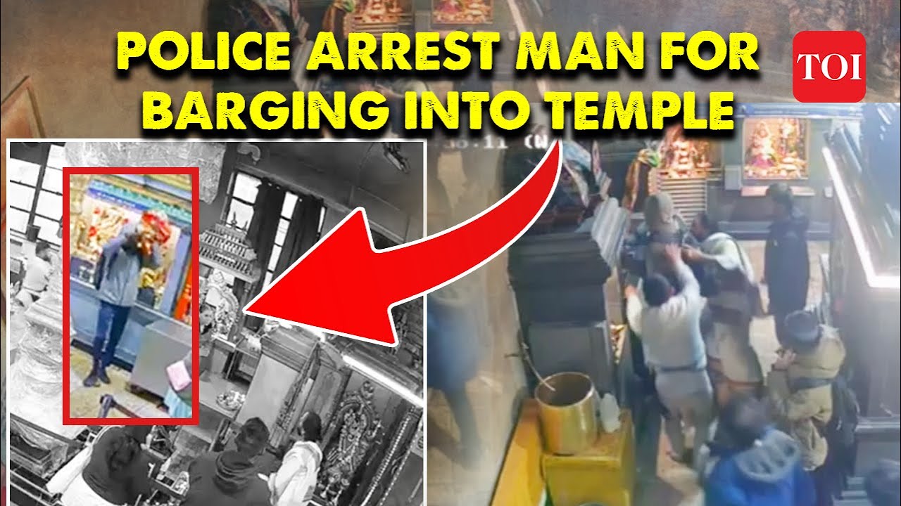 Man tries to smash deity in Wembley's Eelapatheeswarar Alayam Temple. Watch CCTV footage