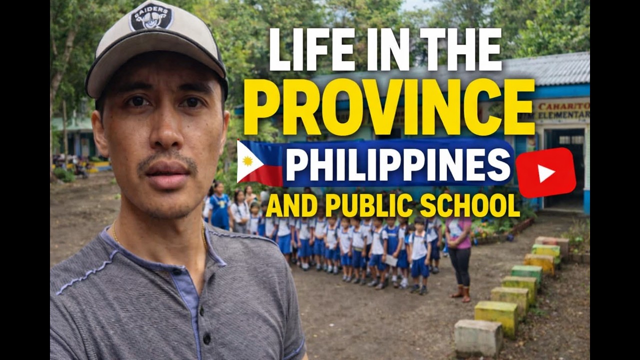 Province Life in the Philippines | Walking Through a Public School