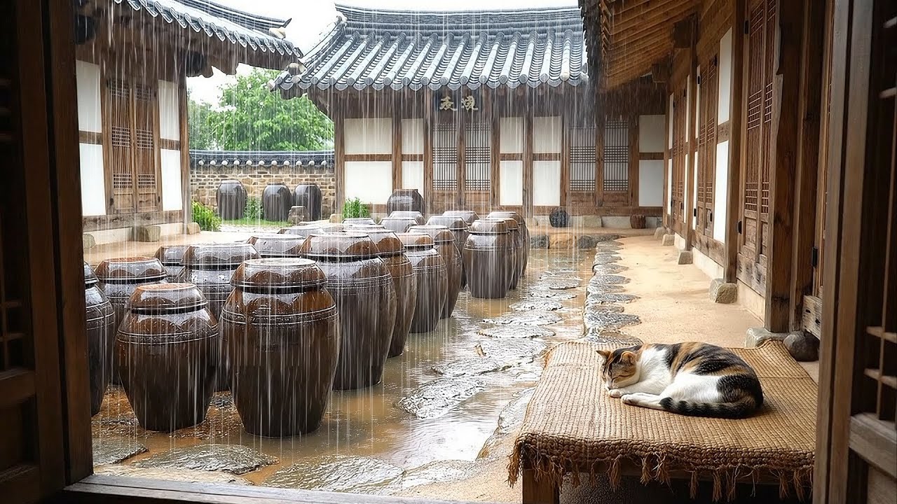 김치 항아리 위로 떨어지는 빗소리를 한옥에서 듣는 순간, 바로 잠에 들게 됩니다. 평온한 풍경이 마음을 안정시켜 깊고 편안한 잠을 도와줍니다.