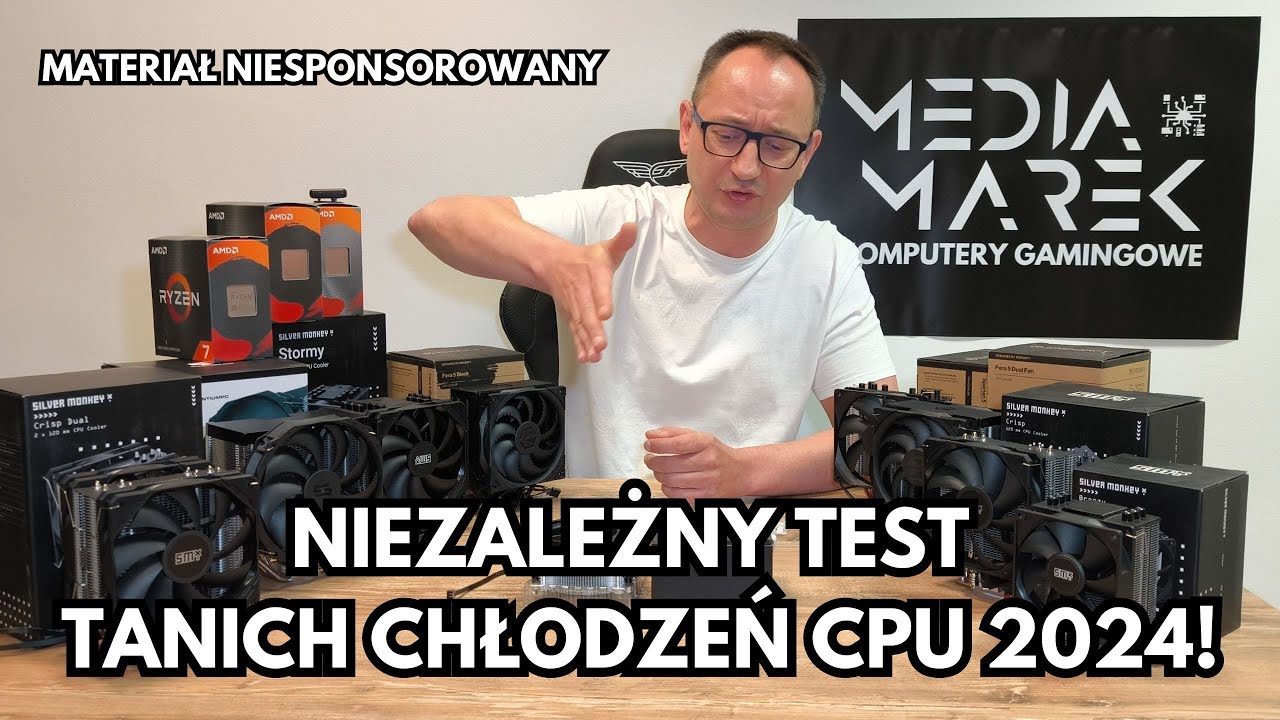 NIEZALEŻNY TEST CHŁODZEŃ CPU 2024. Pojedynek: Endorfy vs Silver Monkey.