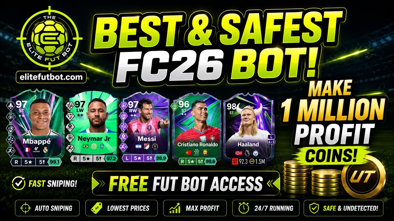 Make 1,000,000 FC 26 Coins FAST 💰 Best & Safest FUT Sniping Bot (FREE Access)