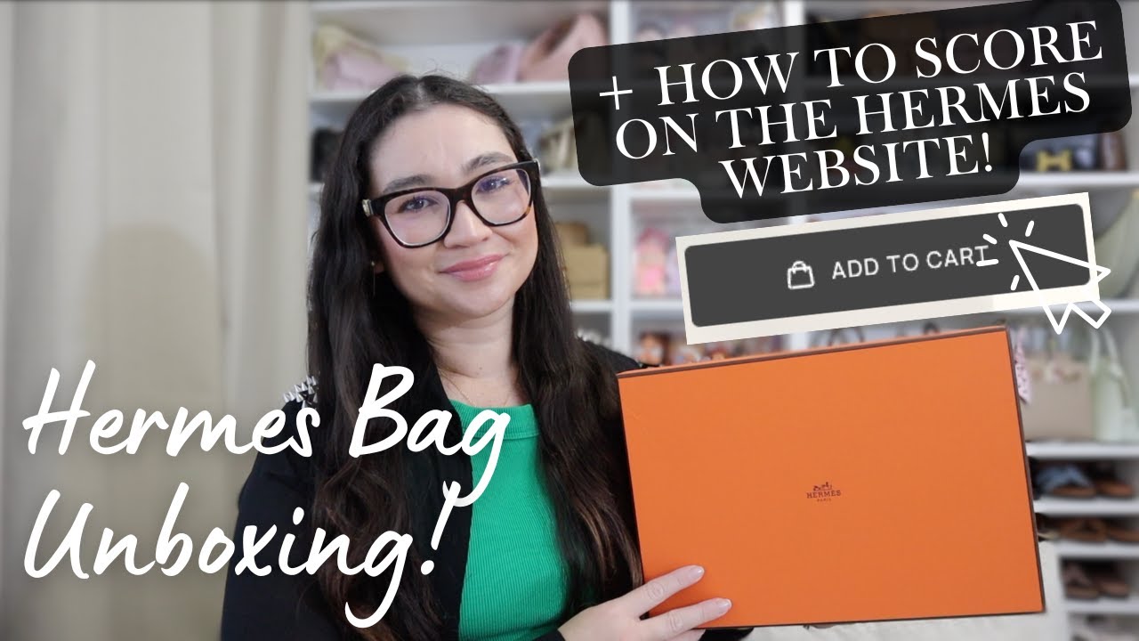 Распаковываем ГОРЯЧУЮ недооцененную сумку HERMES + Как заработать очки на сайте Hermes!