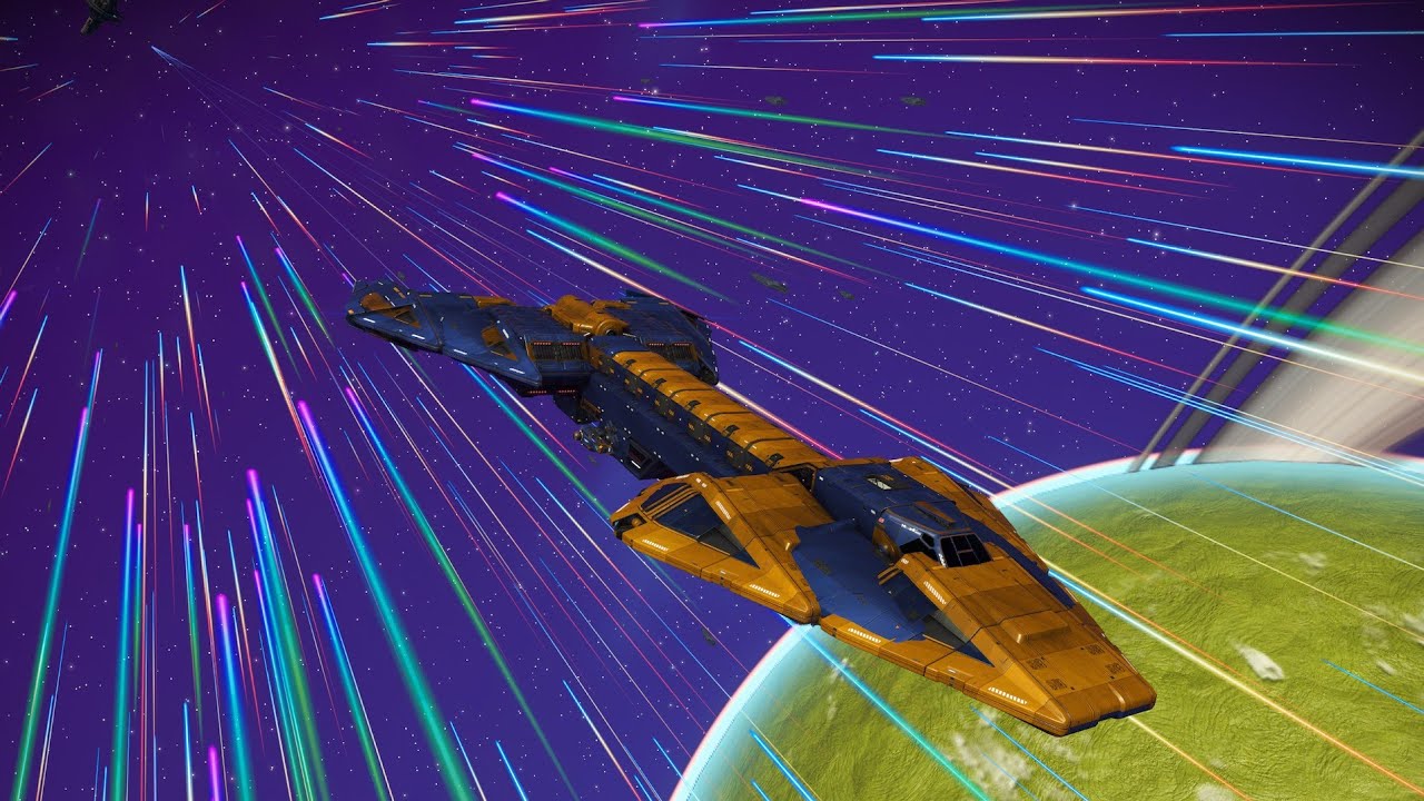 Nave corbetta de la guitarship de interestella 5555 en no mans' sky (v1)