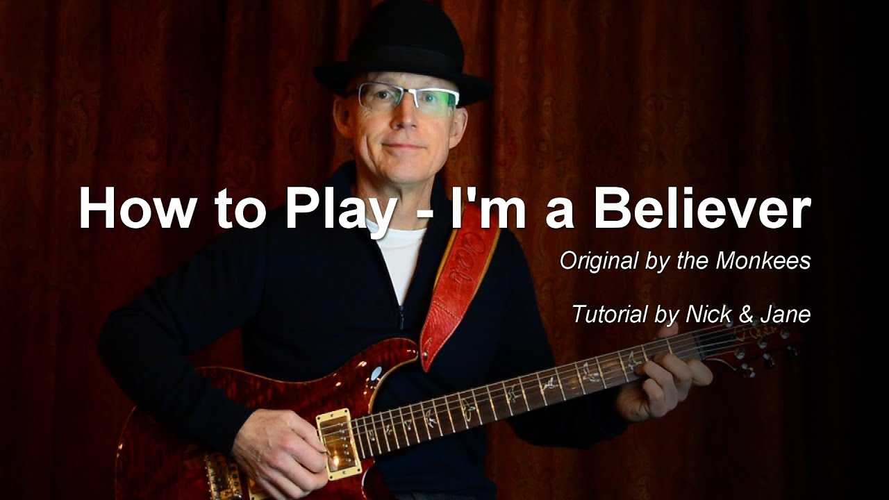 How to Play I'm a Believer on Guitar Lesson Tutorial TAB #imabelieverguitarlesson