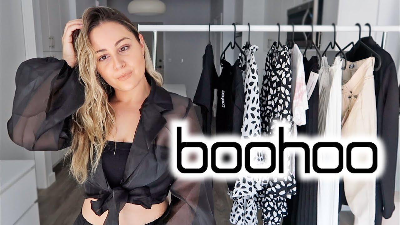 AFFORDABLE BOOHOO CLOTHING HAUL - Black & White Outfit Ideas! 2019