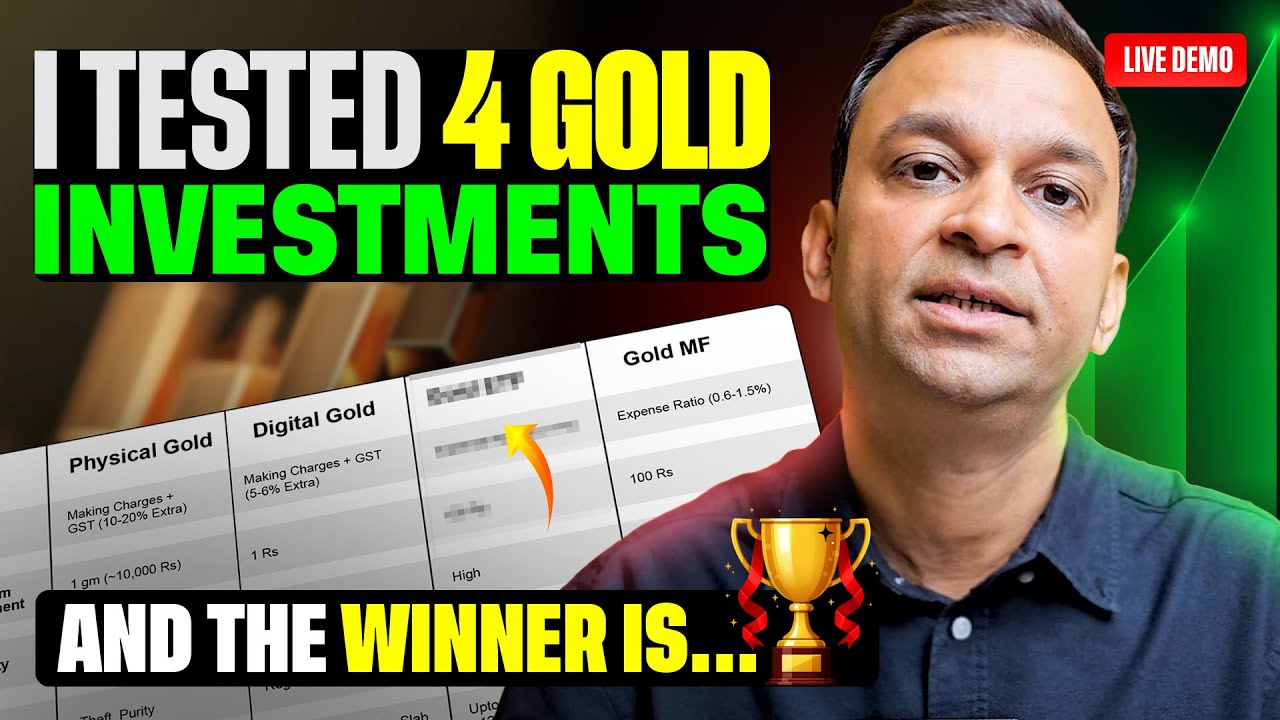 4 Gold Investment Methods Tested &mdash; Best Gold ETF & Mutual Fund for 2025 Revealed