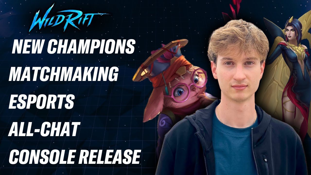 Wild Rift: ОГРОМНЫЕ НОВОСТИ! Эксклюзивный новый чемпион WR, подбор игроков, киберспорт, общий чат...