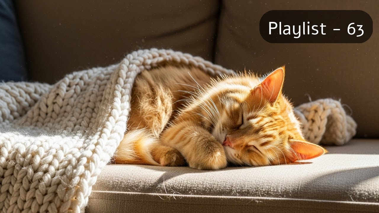 [Track - 63] Relaxing Piano for Sleep with a Cute Cat
