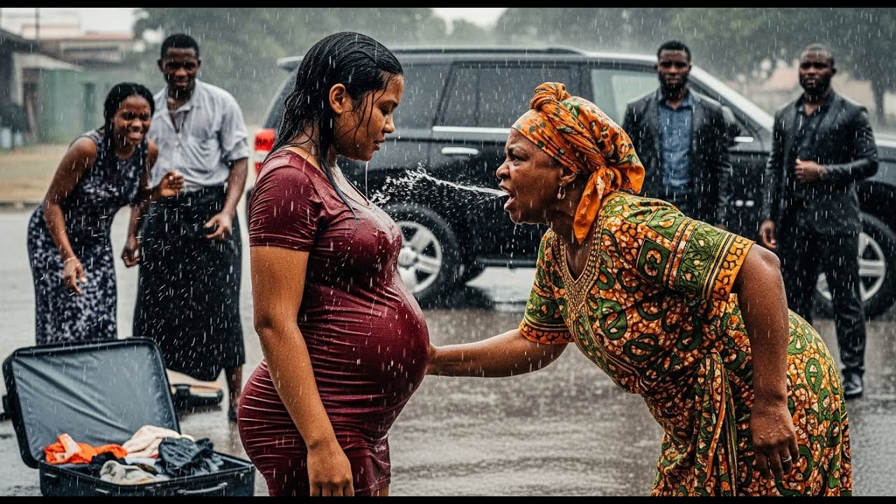 Unaware His Pregnant Wife Was A Trillionaire Boss’s Daughter, He Threw Her Luggage Into The Rain...