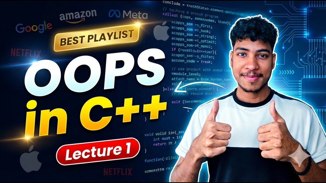 Master OOPS — What is OOP, Class & Object | Lecture 1
