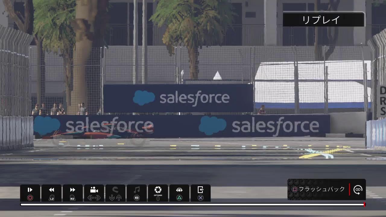 （３）Ｆ１　２３。→→→ホバー感の強いタイヤと、パッド特有のハンドリングで、、車体挙動が掴みﾂﾞﾗｲんであるが、、、サスペンションレスポンスは良いんでｱﾙ。このゲームwW
