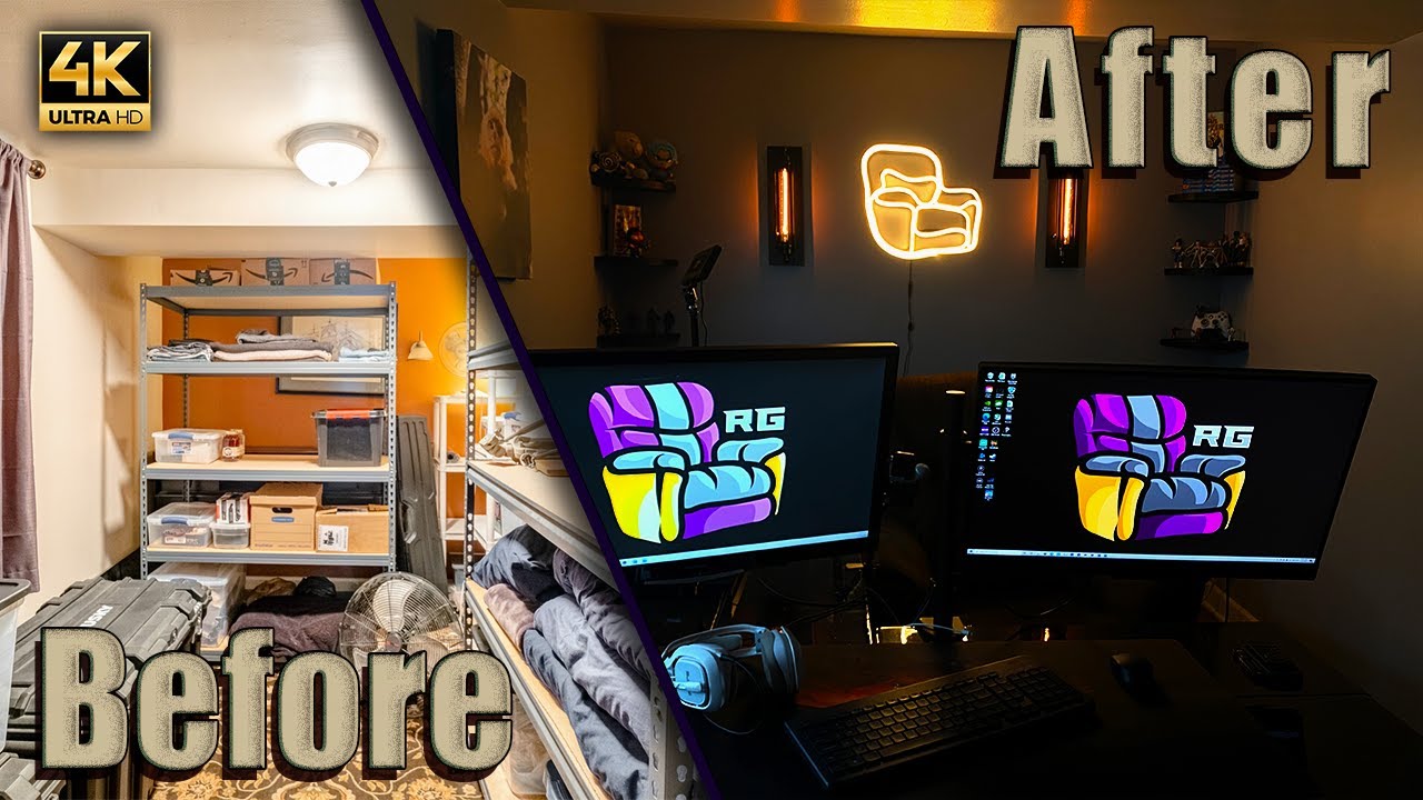 Recliner Gaming Room Tour - New 2021 Gaming Setup