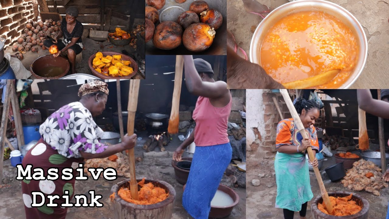 Making Ghana's uncommon\ UNBELIEVABLE BEVERAGE || TUE or MMAA KUBE DRINK|| most popular Bono drink
