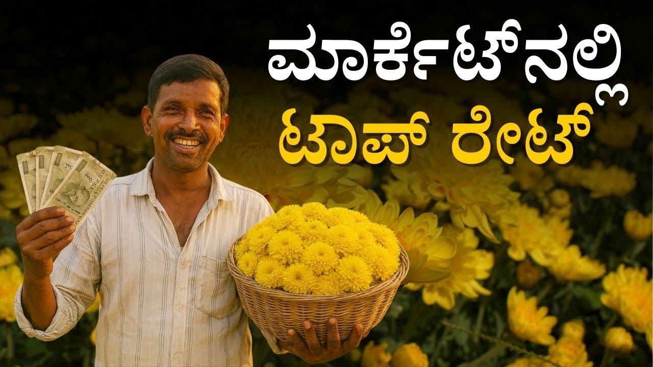 ಹೂವಿನ ಮಾರ್ಕೆಟ್ ನಲ್ಲಿ ಡಾ.ಸಾಯಿಲ್ ಬಳಸಿ ಬೆಳೆದ ಹೂಗಳೇ ಟಾಪ್ ರೇಟ್