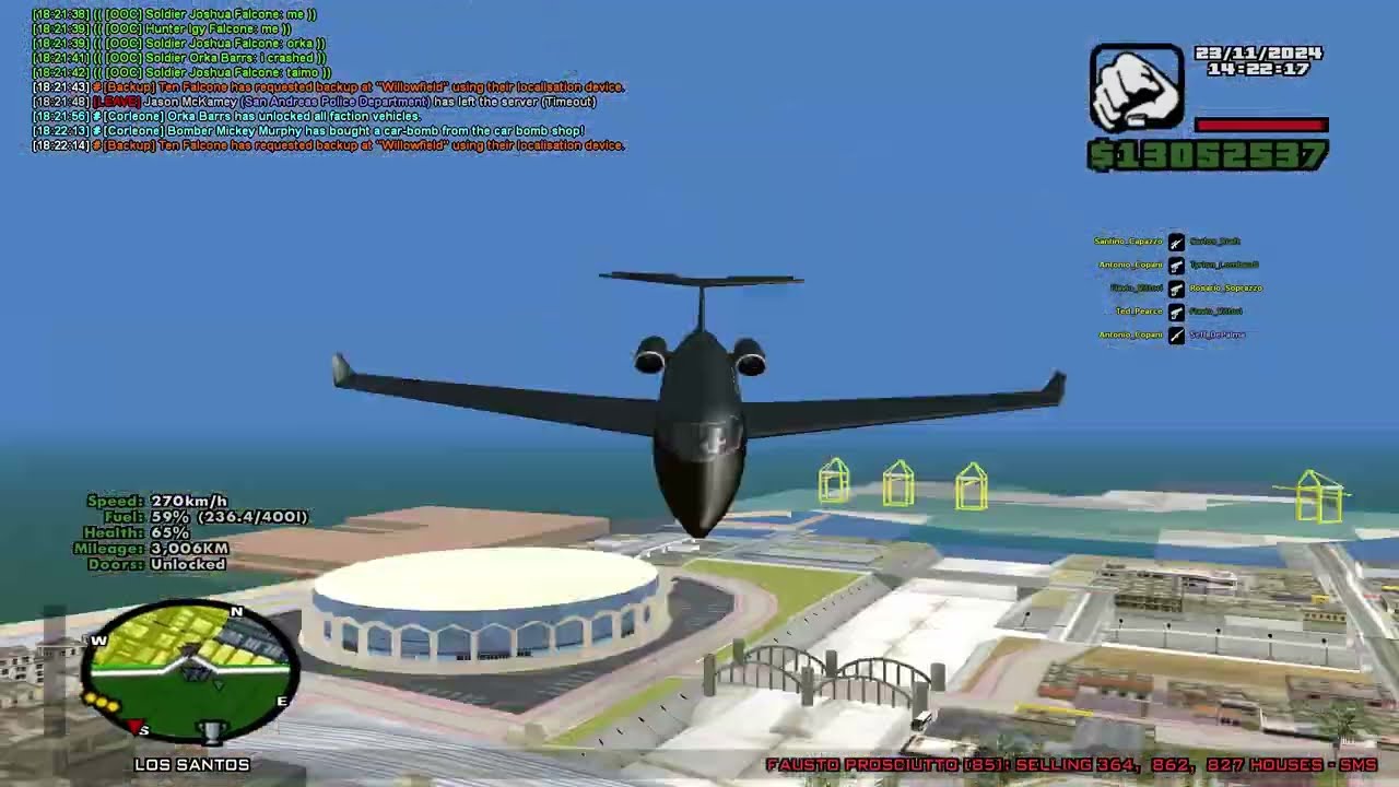[IM:RP] Corleone Vs Cuneo ( Aerial Fights )