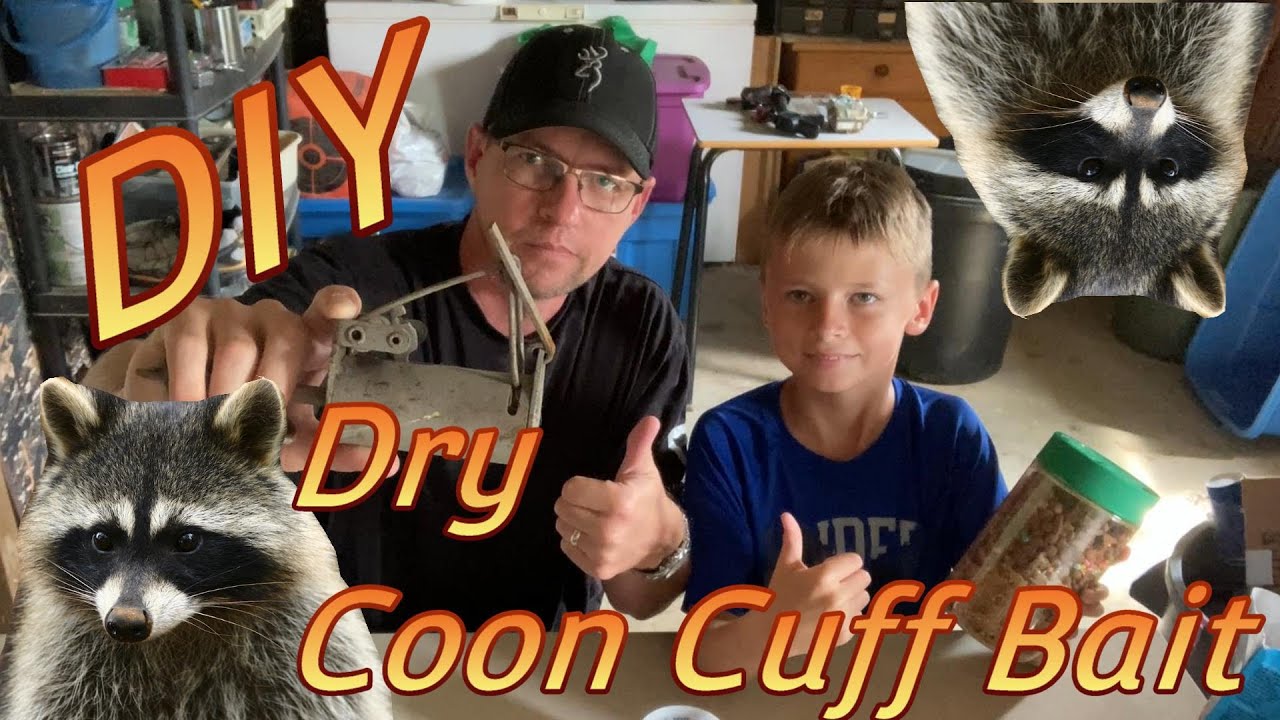 Best DIY Dry Dog Proof / Coon Cuff Bait for Raccoons cheap & easy