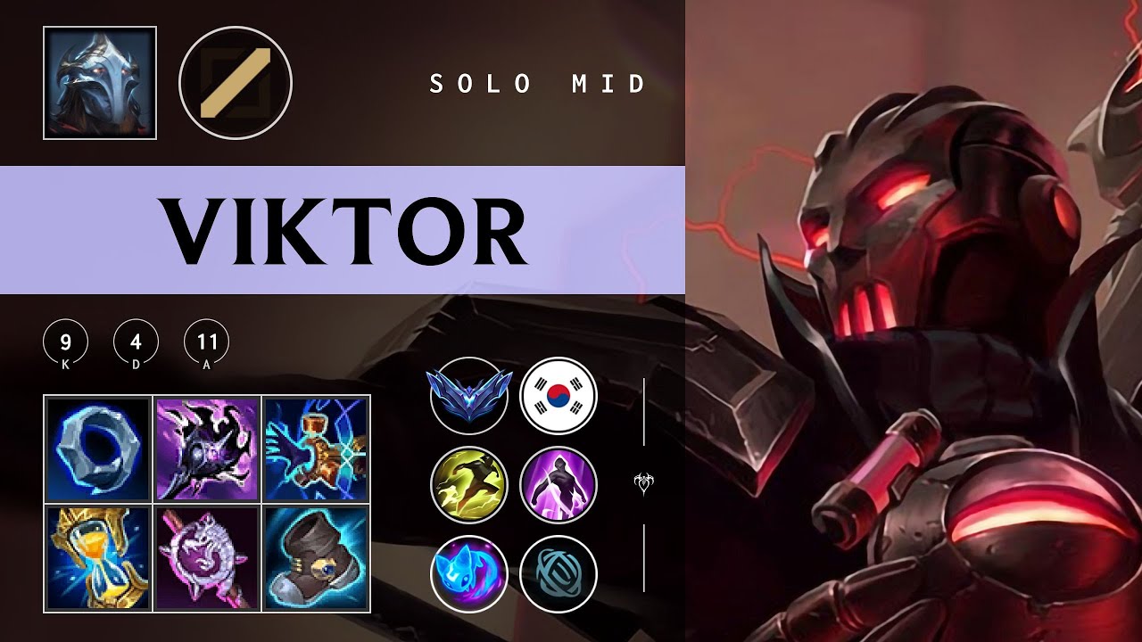 Viktor Mid vs Ahri - KR Diamond Patch 25.24