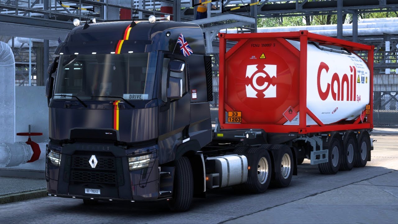 ETS2 v1.57 Delivering Flammable Gases to Heraklion! 4K Ultra Realistic Graphic Mod Gameplay RTX 4060