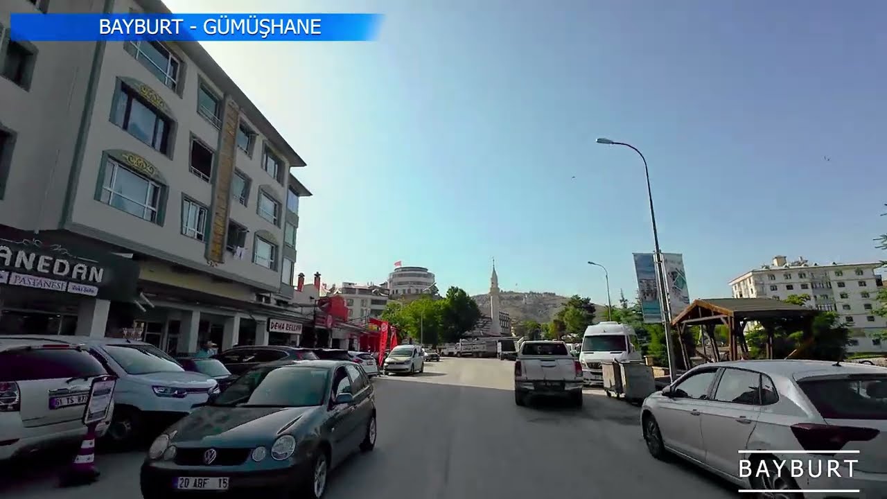 BAYBURT ŞEHİR MERKEZİ  ve GÜMÜŞHANE KARAYOLU. DOLBY VISION.  4K HDR