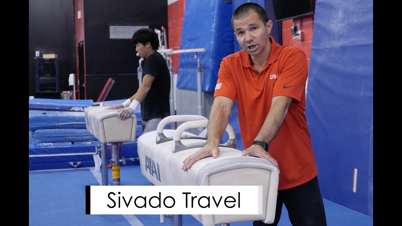 Sivado Travel on the Pommel Horse featuring Coach Rustam Sharipov