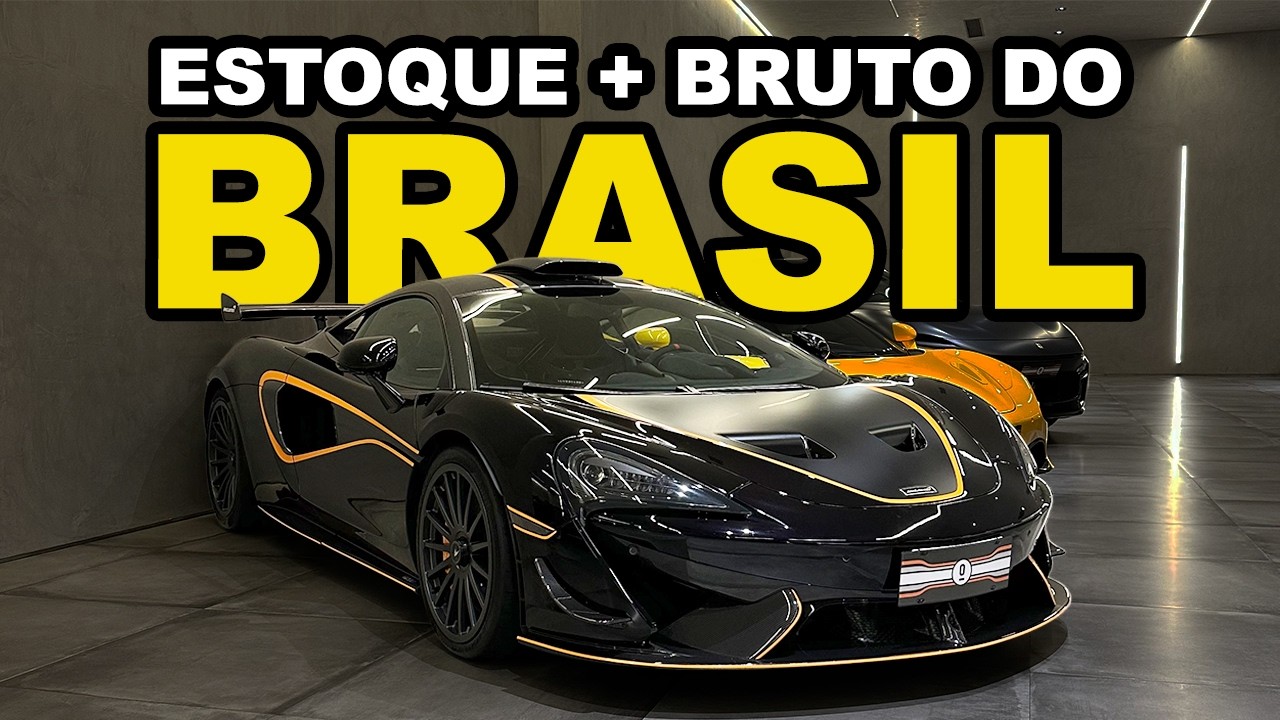 A LOJA onde os BILIONÁRIOS do Brasil compram CARROS ESPORTIVOS! Visitando a Paito Motors!